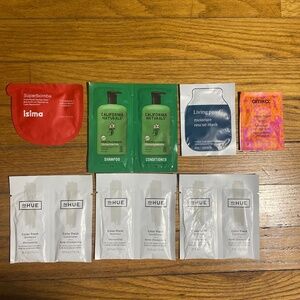 7Pc Haircare Sample Packet Set - Isima, Amika, MORE